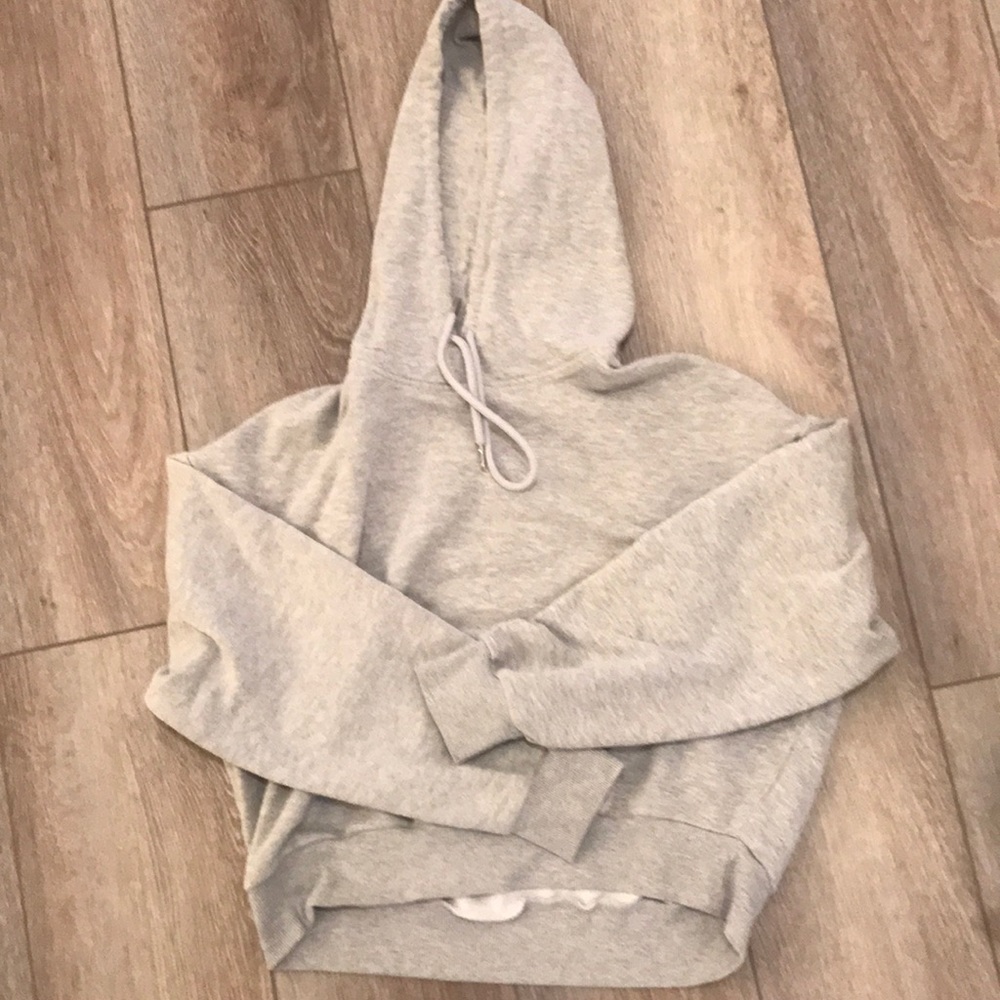 Cropped grey hoodie from garage